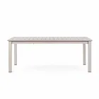 Rozkládací stůl v hliníkovém moderním designu pro venkovní Homemotion - Casper Viadurini