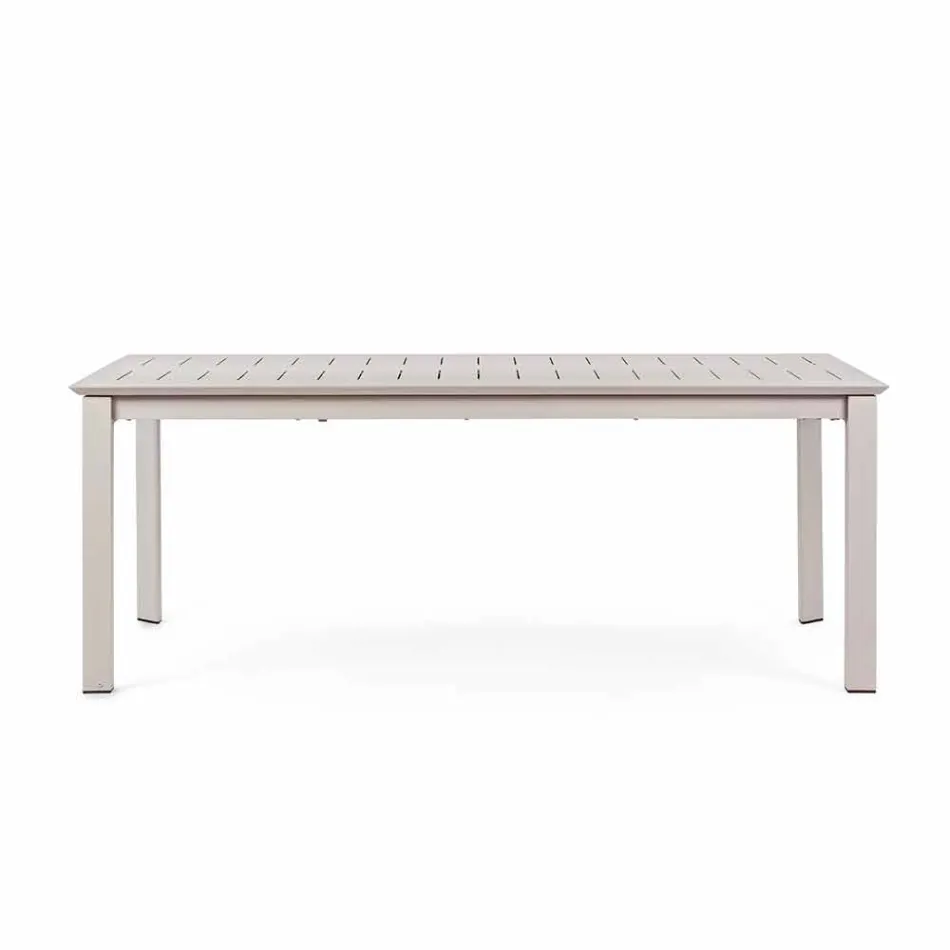 Rozkládací stůl v hliníkovém moderním designu pro venkovní Homemotion - Casper Viadurini