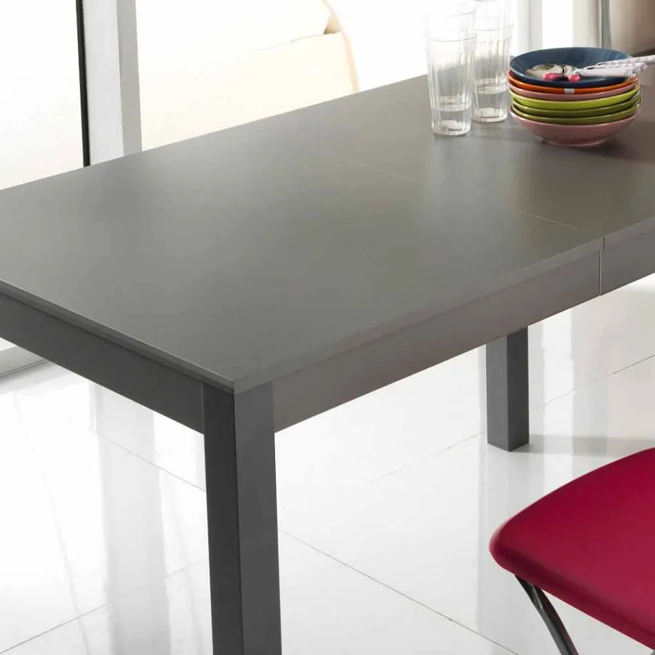 Roztahovací stůl v bukového dřeva vyrobeny v Itálii Tito Viadurini