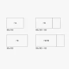 Rozšiřitelný melaminový stůl s různými povrchovými úpravami vyrobený v Itálii - Lily Viadurini