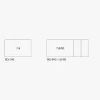 Rozkládací sklokeramický stůl Fokos Terra Finish Made in Italy - Ariel Viadurini