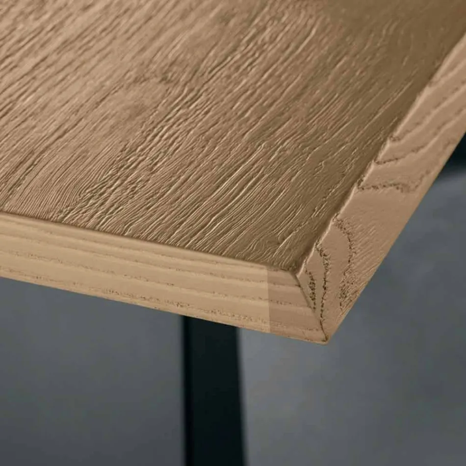 Rozkládací stolek v dubu Made in Italy - Zerba Viadurini