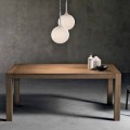 Moderní rozkládací stůl z jaseňového dřeva vyrobený v Itálii Parre