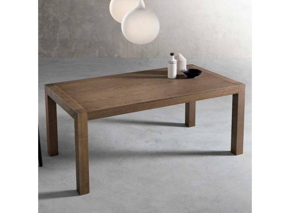 Moderní rozkládací stůl z jaseňového dřeva vyrobený v Itálii Parre Viadurini