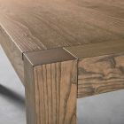 Moderní rozkládací stůl z jaseňového dřeva vyrobený v Itálii Parre Viadurini