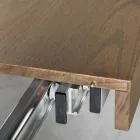 Moderní rozkládací stůl z jaseňového dřeva vyrobený v Itálii Parre Viadurini