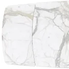 Rozkládací stůl s keramickou deskou a železnou podnoží - Incrocio Viadurini