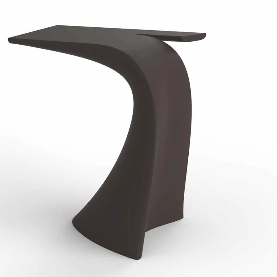 Design vysoký venkovní stůl H 100 cm, z polyethylenu, Wing Vondom Viadurini