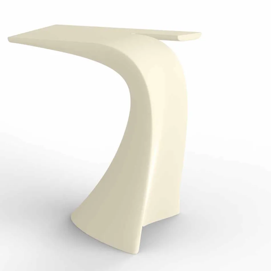 Design vysoký venkovní stůl H 100 cm, z polyethylenu, Wing Vondom Viadurini