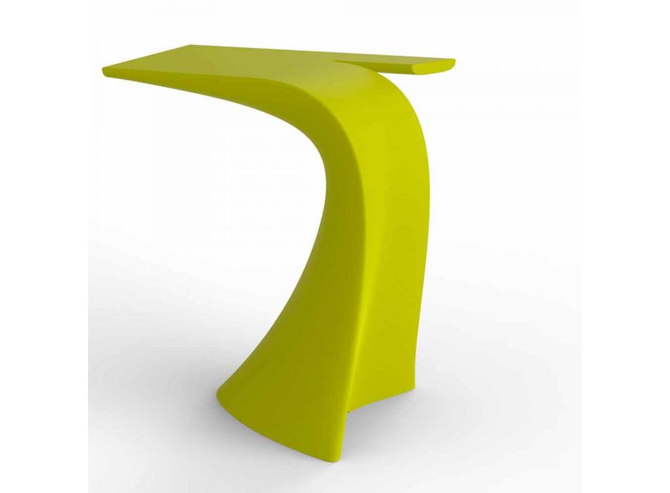 Design vysoký venkovní stůl H 100 cm, z polyethylenu, Wing Vondom Viadurini