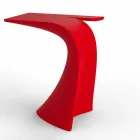 Design vysoký venkovní stůl H 100 cm, z polyethylenu, Wing Vondom Viadurini