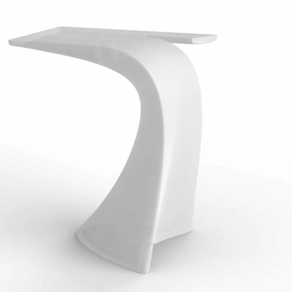 Design vysoký venkovní stůl H 100 cm, z polyethylenu, Wing Vondom Viadurini