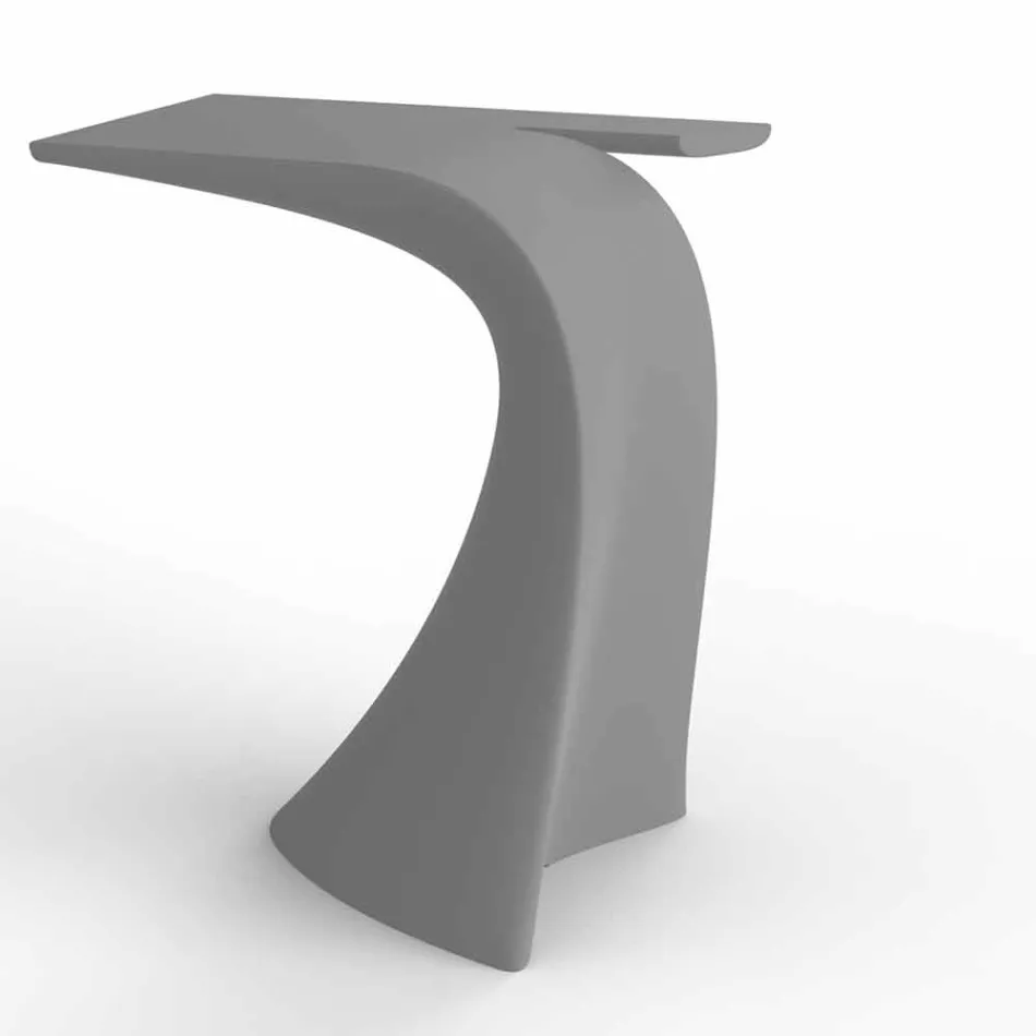 Design vysoký venkovní stůl H 100 cm, z polyethylenu, Wing Vondom Viadurini