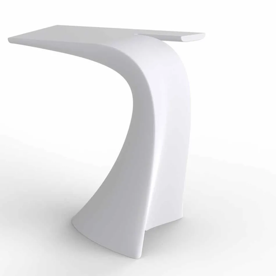 Design vysoký venkovní stůl H 100 cm, z polyethylenu, Wing Vondom Viadurini
