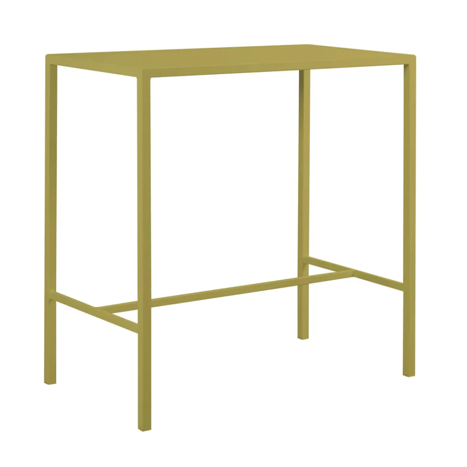 Zahradní vysoký stůl z pozinkované oceli Made in Italy - Vesna Viadurini