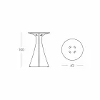 Moderní designový stůl, v polyetylenu - Jet Next by Slide Viadurini