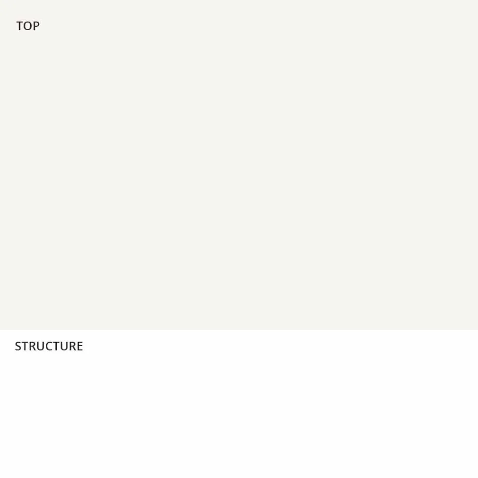 Vysoký polyetylénový stůl s kulatým povrchem Hpl vyrobený v Itálii - Tinuccia Viadurini