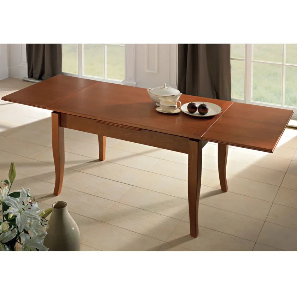 Klasický rozkládací stůl z dýhy Artisan - Karim Viadurini