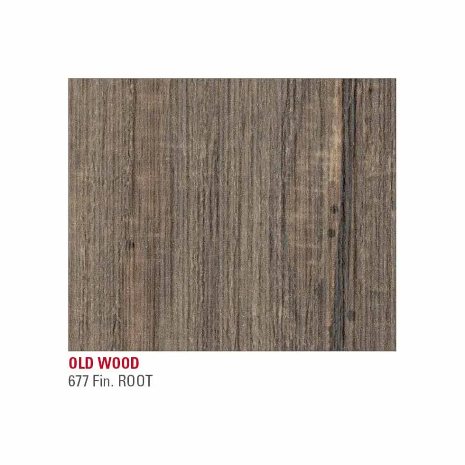 Stůl s výsuvnou deskou Až 334 cm Wood Effect Made in Italy - Bavorsko Viadurini