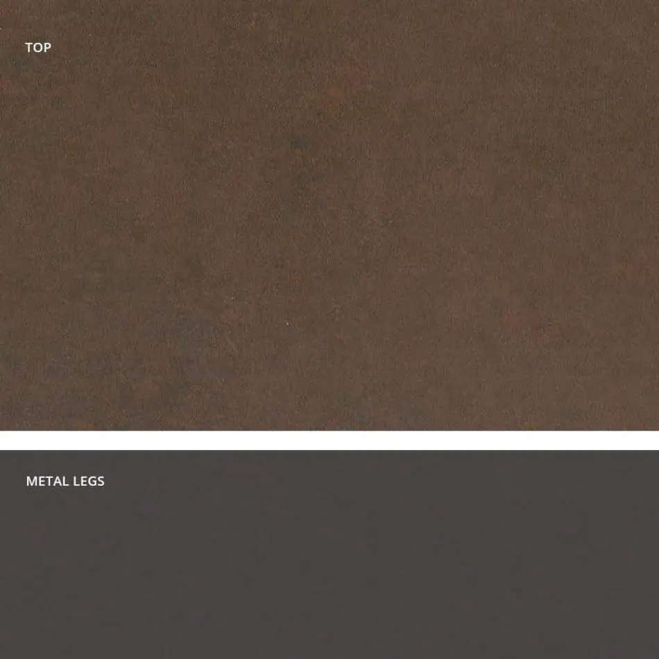 Stůl se špičkou v Itálii moderní sklokeramika, Mitia Viadurini