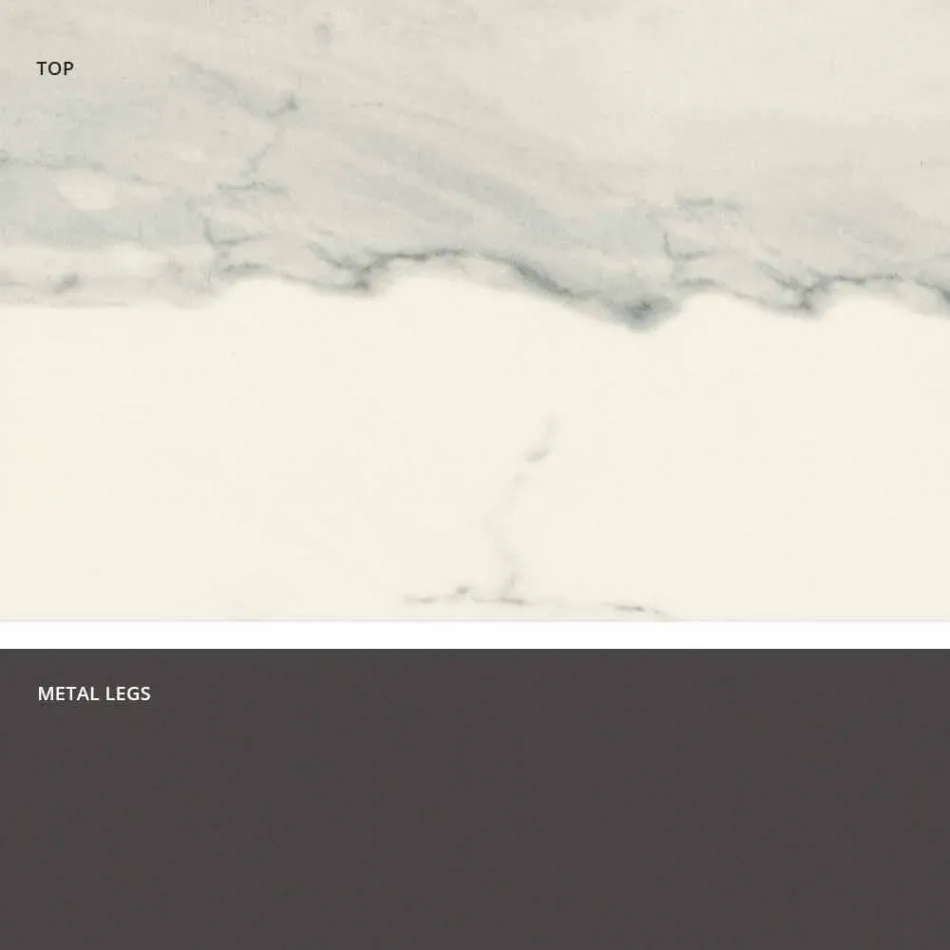 Stůl se špičkou v Itálii moderní sklokeramika, Mitia Viadurini