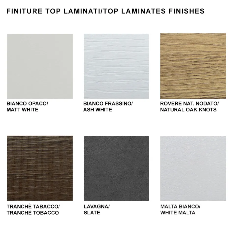 Rozšiřitelný konzolový stůl až do 325 cm z laminátu Made in Italy - dalmatin Viadurini