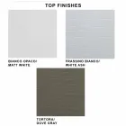 Rozšiřitelný konzolový stůl až do 325 cm z melaminu Made in Italy - Settimmio Viadurini