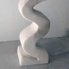 Kulatý stůl z kamene a designu Babylas Viadurini