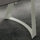 Rozkládací kuchyňský stůl do 280 cm Mramorový efekt Made in Italy - Pinocchio Viadurini