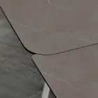 Rozkládací kuchyňský stůl do 280 cm Mramorový efekt Made in Italy - Pinocchio Viadurini
