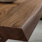 Kuchyňský stůl s odkorněnou dřevěnou deskou vyrobený v Itálii, Precious - Aresto Viadurini