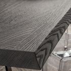 Kuchyňský stůl s odkorněnou dřevěnou deskou vyrobený v Itálii, Precious - Aresto Viadurini