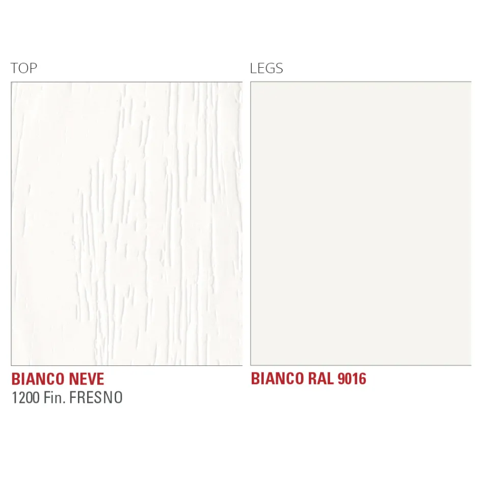 Kuchyňský stůl z HPL s kovovou základnou Fine Made in Italy - Pinocchio Viadurini