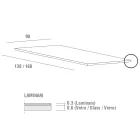 Rozkládací kuchyňský stůl z jemné laminované keramiky Made in Italy - Efisto Viadurini