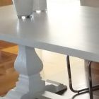 Klasický kuchyňský stůl z masivního topolového dřeva vyrobený v Itálii - Sarbello Viadurini