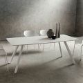 Kuchyňský stůl se sudovou deskou ve Fenixu vyrobené v Itálii, luxusní - Lingotto