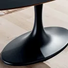 Kuchyňský stůl z Fenix a lakovaného syntetického mramoru vyrobený v Itálii - Brontolo Viadurini