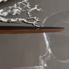 Kuchyňský stůl z Fenix a lakovaného syntetického mramoru vyrobený v Itálii - Brontolo Viadurini