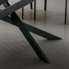 Kuchyňský stůl z lamina s kovovou konstrukcí Made in Italy - Carlino Viadurini