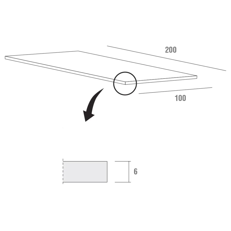 Kuchyňský stůl ze dřeva a kovu Vyrobeno v Itálii, vysoká kvalita - Dotto Viadurini