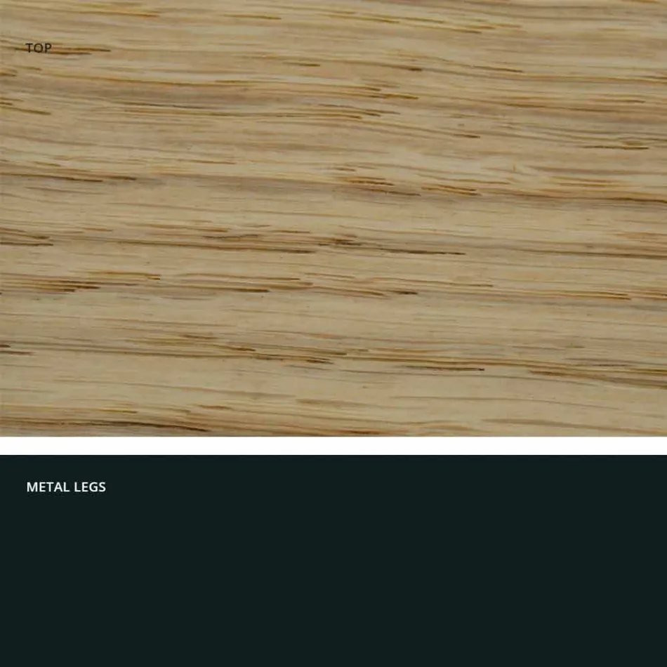 Vyrobeno v Itálii design masivního kuchyňského stolu, Dionigi Viadurini