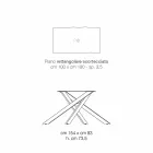 Vyrobeno v Itálii design masivního kuchyňského stolu, Dionigi Viadurini