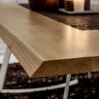 Vysoce kvalitní kuchyňský stůl z odkorněného dřeva vyrobený v Itálii - Pinocchio Viadurini