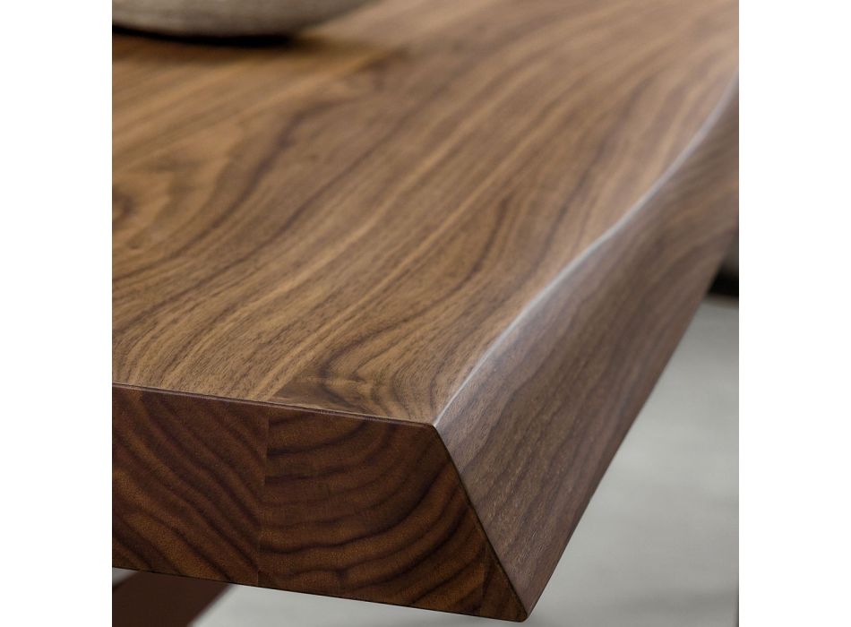 Vysoce kvalitní kuchyňský stůl z odkorněného dřeva vyrobený v Itálii - Pinocchio Viadurini