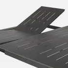 Rozkládací venkovní stůl až 160 cm z hliníku, Homemotion - Andries Viadurini