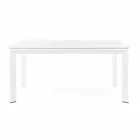 Roztažitelný venkovní stůl až do 160 cm v hliníkovém Homemotion - Andries Viadurini