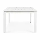 Roztažitelný venkovní stůl až do 160 cm v hliníkovém Homemotion - Andries Viadurini