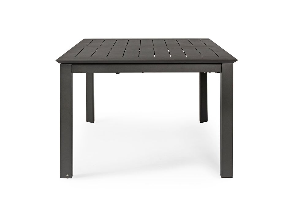 Rozkládací venkovní stůl až 160 cm z hliníku, Homemotion - Andries Viadurini