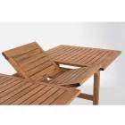 Roztažitelný venkovní stůl až 160 cm v akátovém dřevě - cloud Viadurini