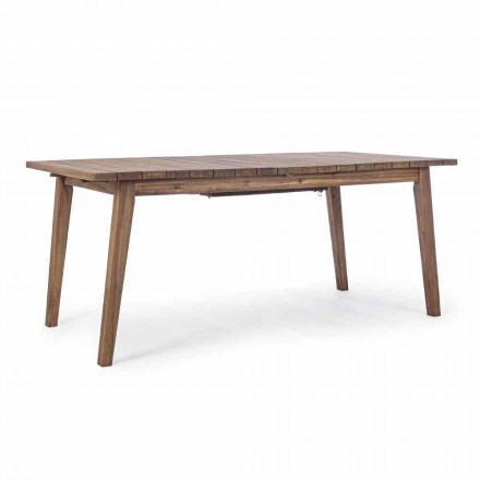 Roztažitelný venkovní stůl až 240 cm v akátovém dřevě - Howard Viadurini